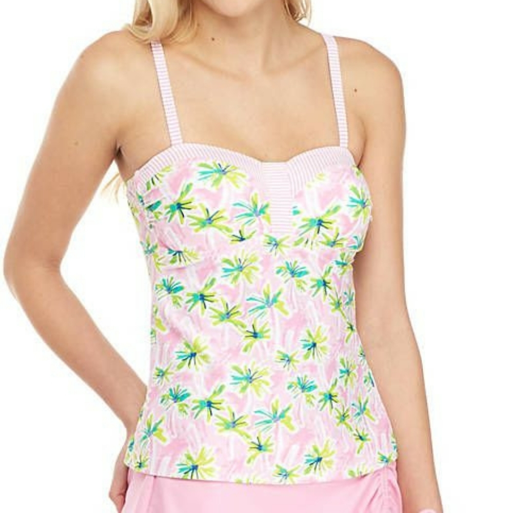 Crown & Ivy tankini swim top small NWT *D - Picture 1 of 6